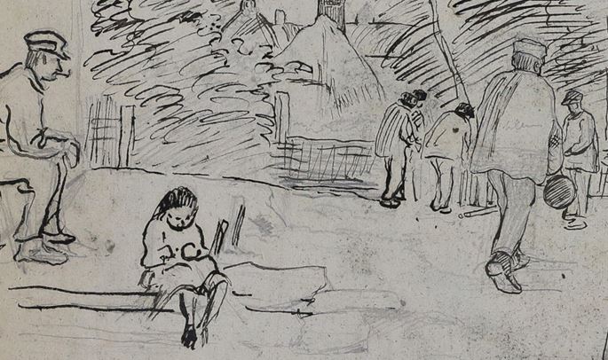 Camille Pissarro - Auvers-sur-Oise Étude | MasterArt